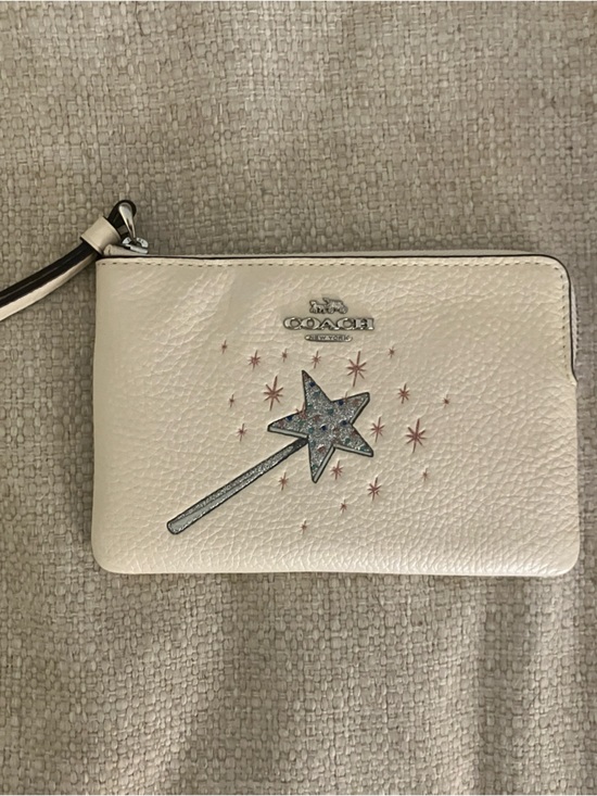 Coach Handbags - Coach White Star Motif Wristlet